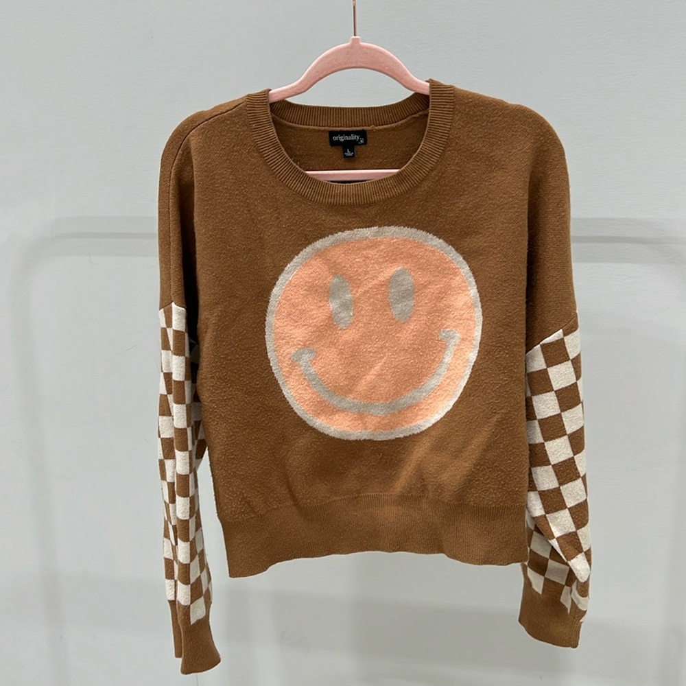 Fun fall cropped sweater!